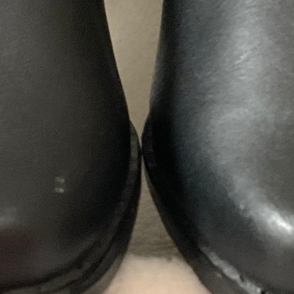 Black SHOES FOR CREWS Leather Minimalist Comfort Mid Block Heel Work Pumps Sz 6 - Picture 12 of 12